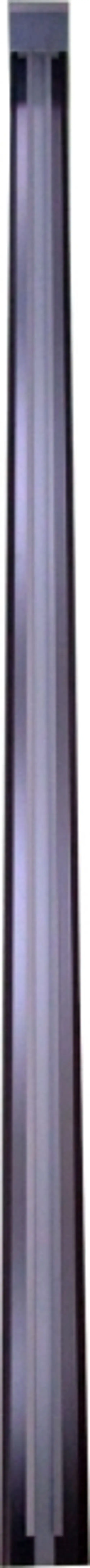 Zwischenschiene in schmaler, vertikaler Form, hergestellt von Wolf, geeignet für Montagesets in mehrreihigen Installationen.